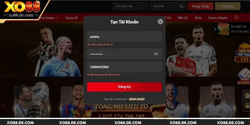 Hướng dẫn cách khắc phục, tránh gián đoạn khi tạo tài khoản 